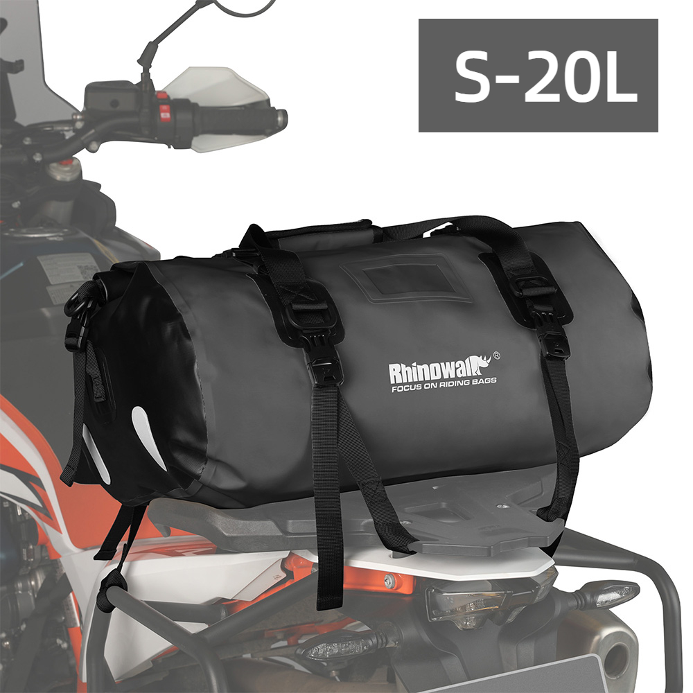 Motorcycle Gear Rack - Rhinowalk 20L мотоциклетная хвостовая сумка, сумка