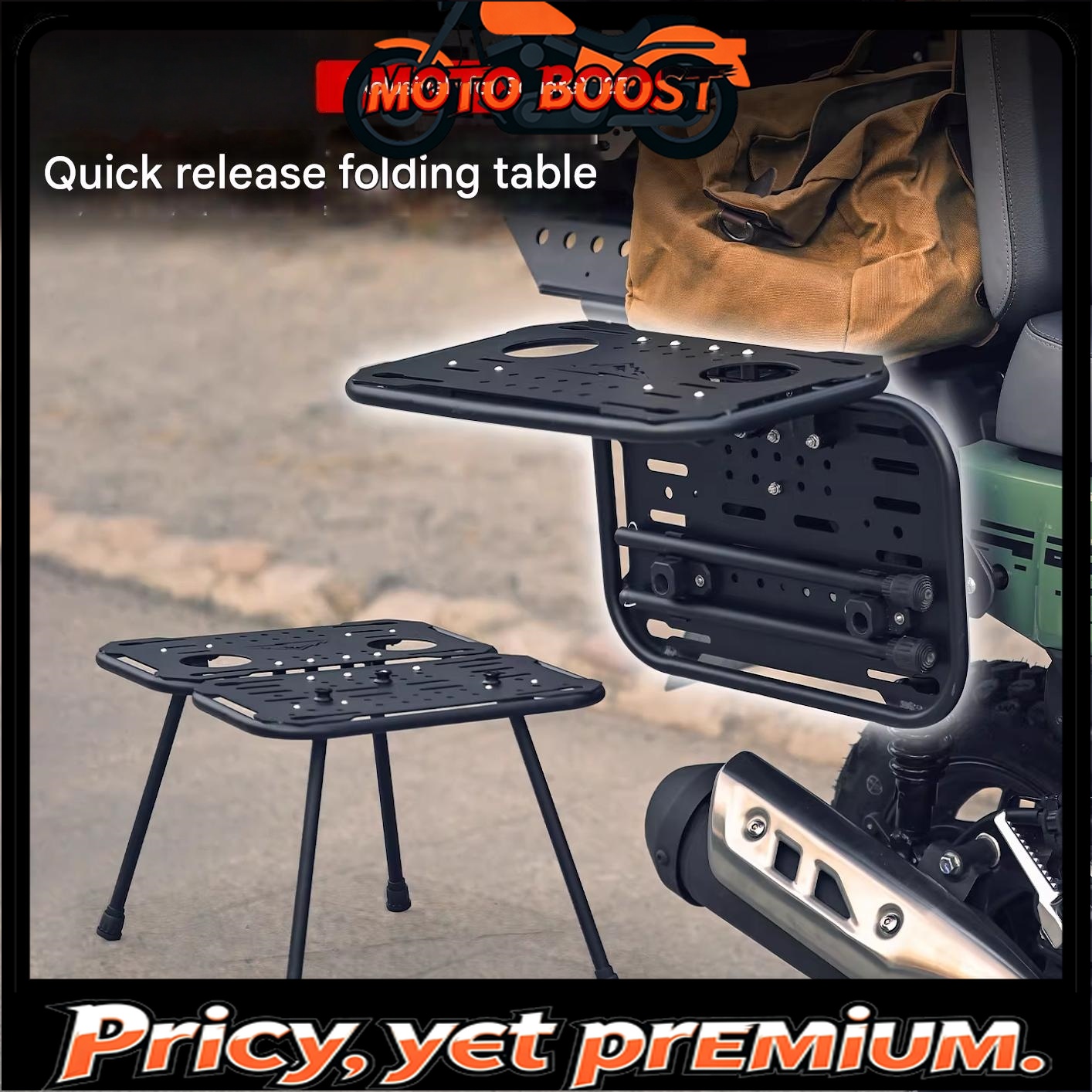 Motorcycle Gear Rack - Для Honda SquareX125: Быстросъемный задний багажник,