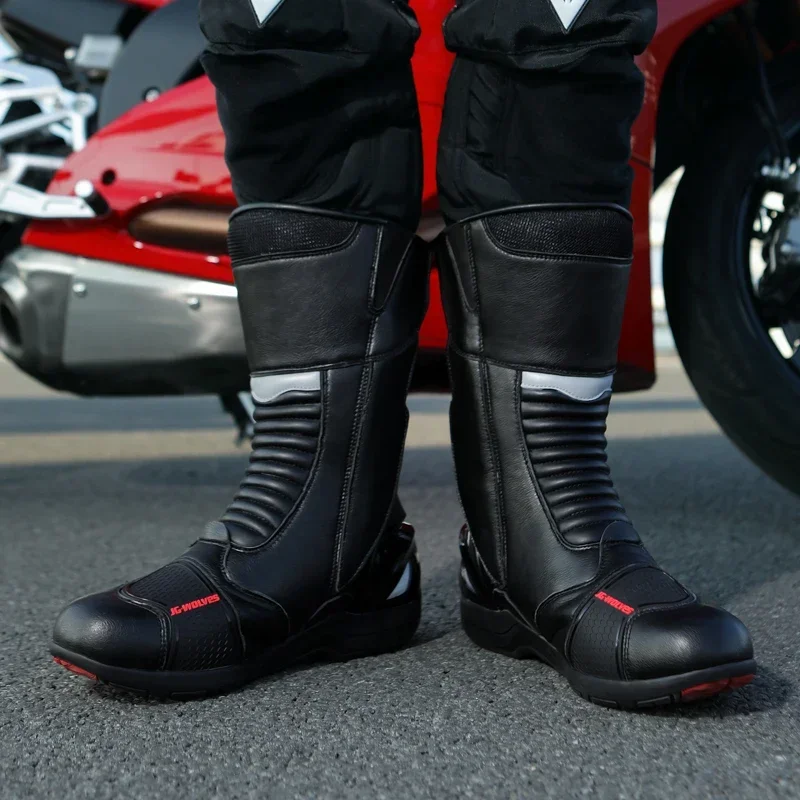 Motorcycle Wearing Gear - Профессиональные байкерские ботинки SPEED, защитная экипировка
