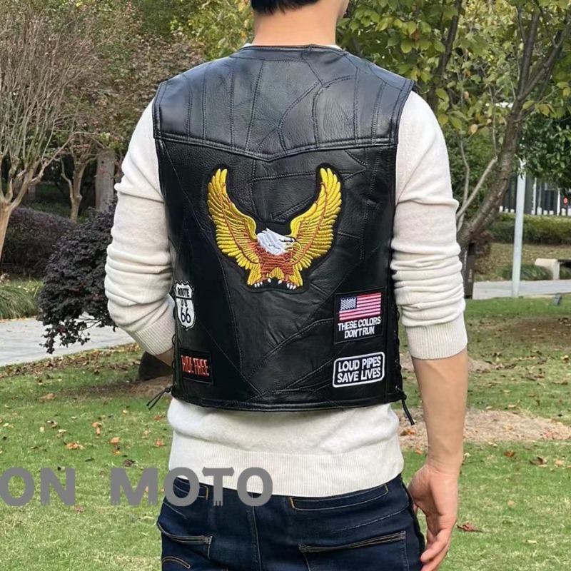 НОВЫЙ Мотоциклетный жилет для  – обзор и цена Riding Jacket Leather