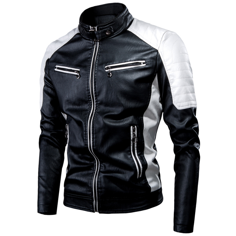 Мужская кожаная мотоциклетная  – обзор и цена Riding Jacket Leather