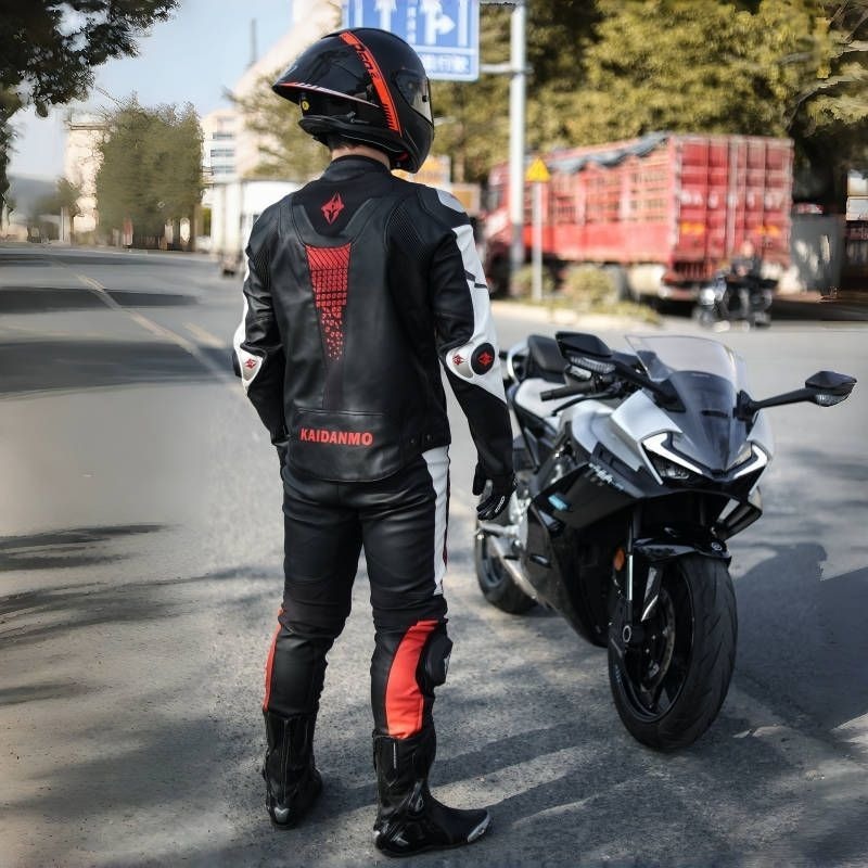 Мотоциклетная одежда: кожаные  – обзор и цена Riding Jacket Leather