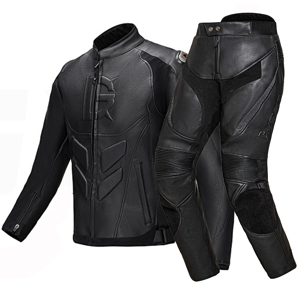 Мужской кожаный мотоциклетный  – обзор и цена Riding Jacket Leather