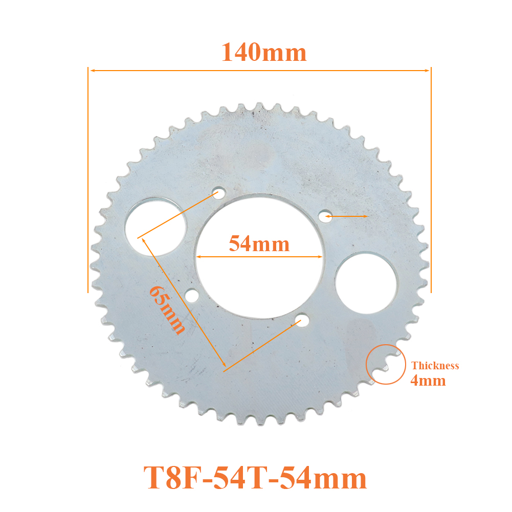 Задняя цепная звездочка T8F 54 – обзор и цена Motorcycle Gear Rack