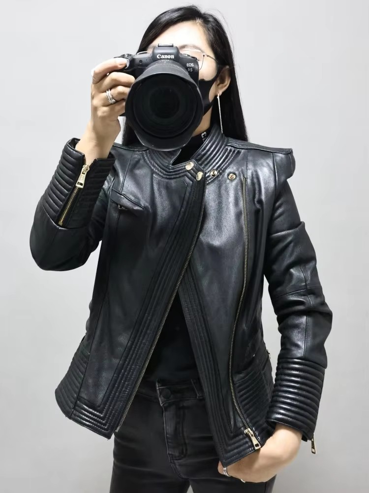 Женская облегающая куртка из н – обзор и цена Riding Jacket Leather
