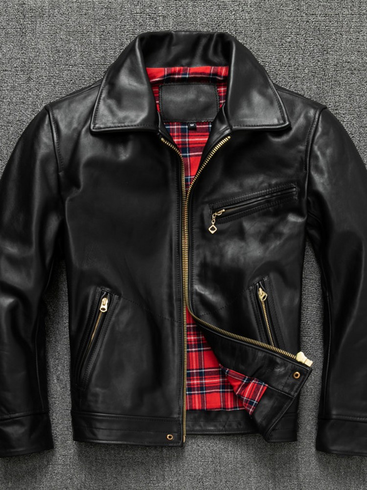 Мужская куртка из 100% натурал – обзор и цена Riding Jacket Leather
