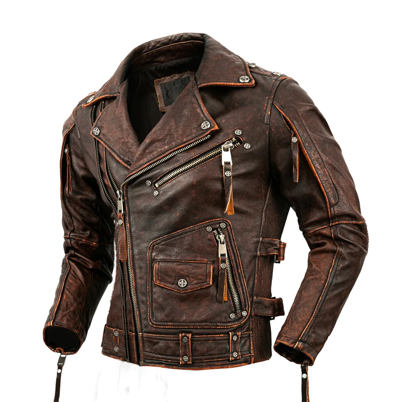 Мужская мотоциклетная куртка и – обзор и цена Riding Jacket Leather