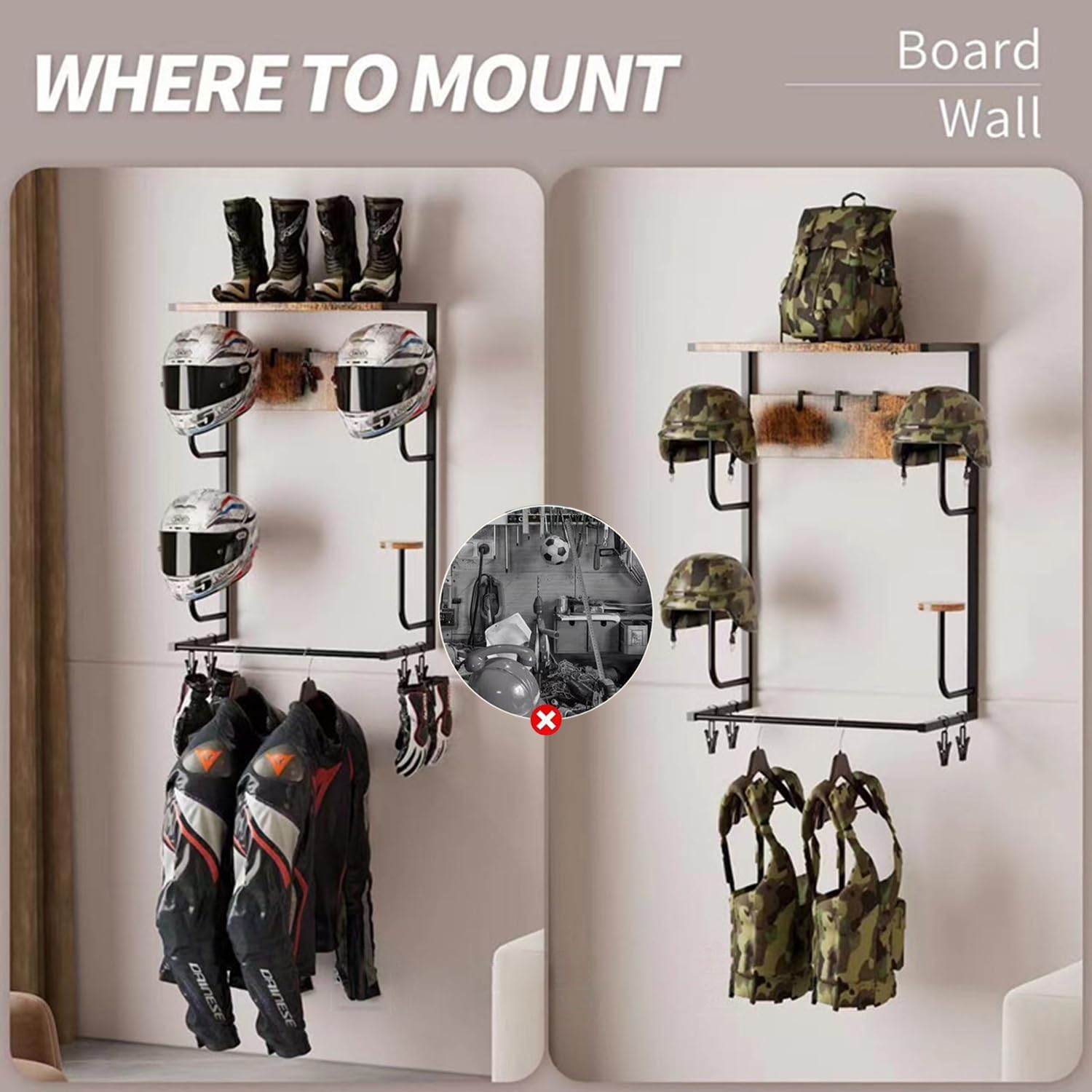 Держатель для мотоциклетного ш – обзор и цена Motorcycle Gear Rack