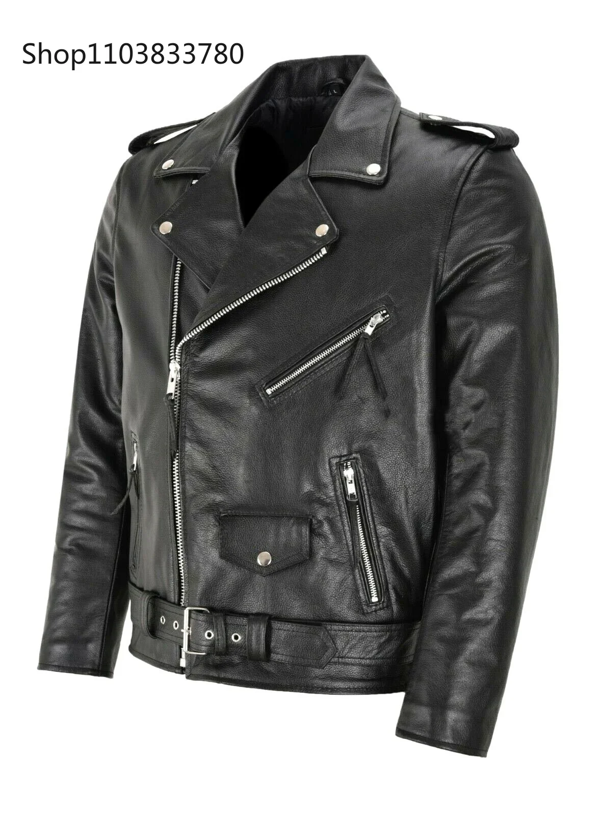 Мужская куртка из искусственно – обзор и цена Riding Jacket Leather