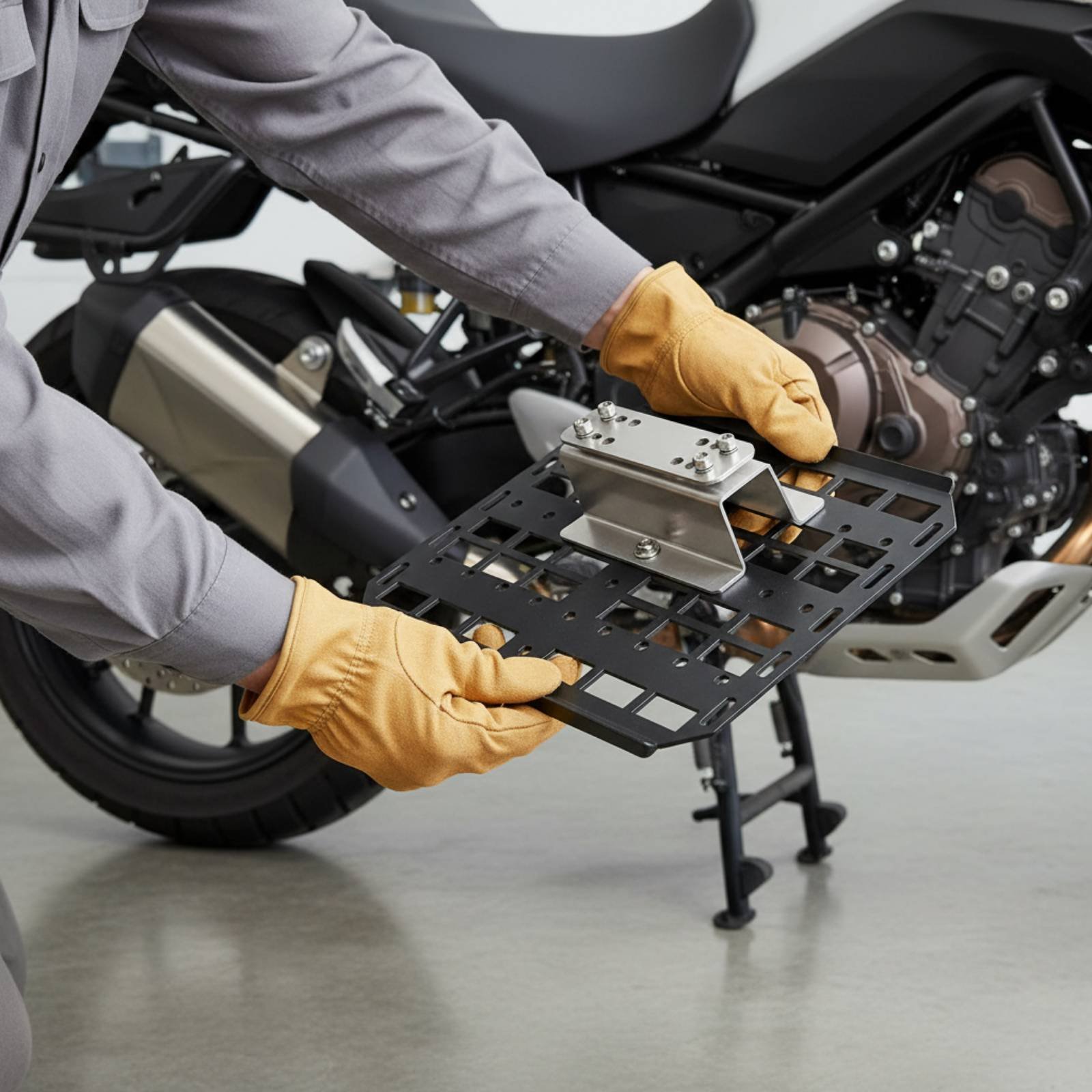 Крепление для боковых кофров м – обзор и цена Motorcycle Gear Rack
