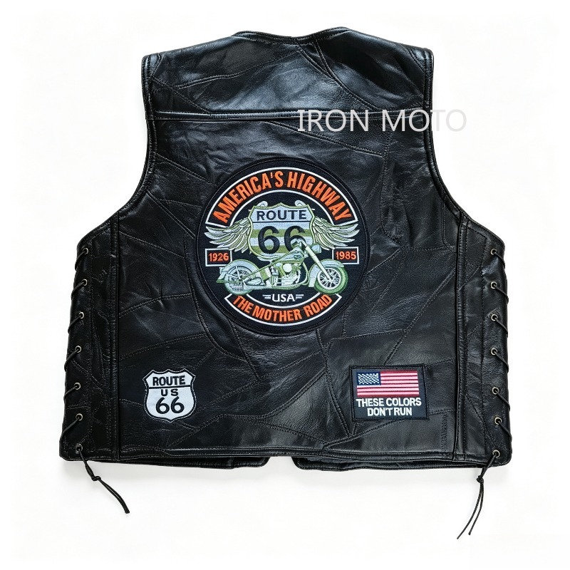 Большой кожаный жилет для мото – обзор и цена Riding Jacket Leather