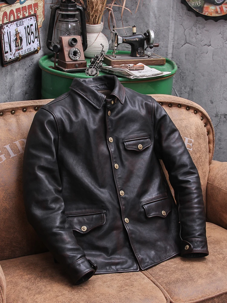 YR! Бесплатная доставка. Мужск – обзор и цена Riding Jacket Leather